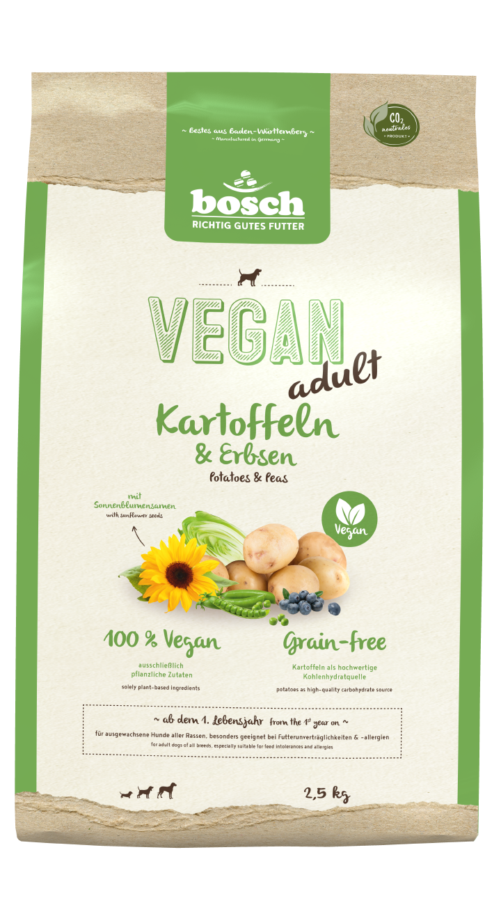 bosch Hunde-Trockenfutter HPC Vegan Adult Kartoffel & Erbsen